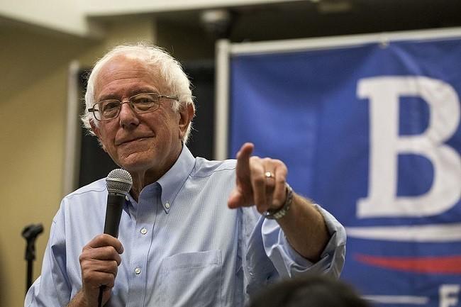 Sen. Bernie Sanders campaigning in September 2015. Image: Phil Roeder via Wikimedia Commons