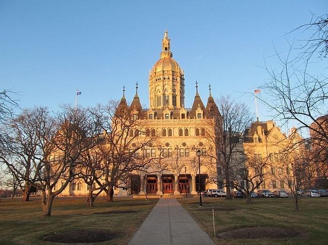 Connecticut State Capitol, Hartford Connecticut. Image: John Phelan via Wikimedia Commons
