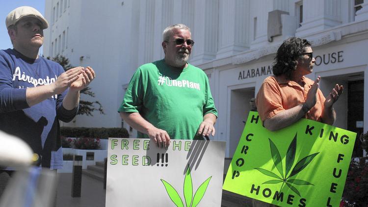 Image of Alabama Medical Marijuana activists 