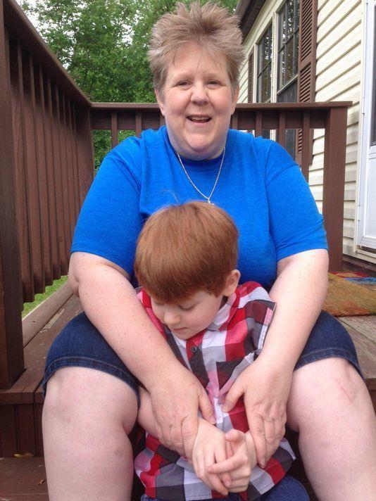 Lisa Smith of Van Buren Township, whose son Noah, 6, is autistic, asked Michigan to add autism to the conditions that qualify for medicinal pot. Image: Ed White, Associated Press
