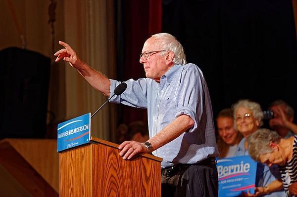 Bernie Sanders in Littleton N.H. on August 24th, 2015. Image: Michael Vadon via Wikimedia Commons