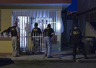 DEA raid in Puerto Rico. Image: DEA via Wikimedia Commons