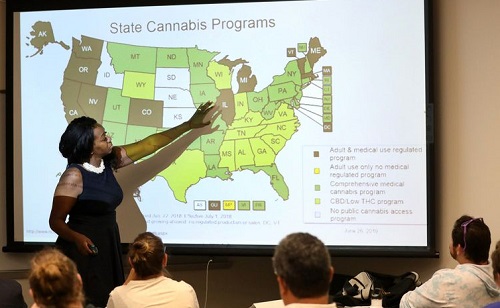Aspiring budtenders learning the ins and outs of cannabis dispensary work at first community college course of its kind in Illinois - Cannabis News