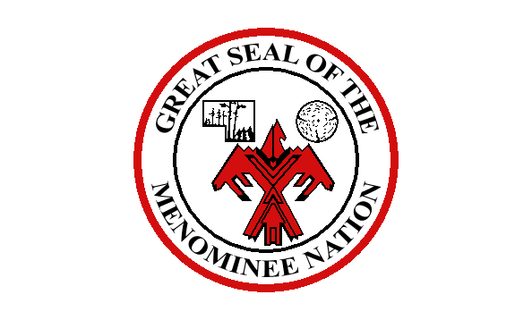Flag of the Menominee Nation. Image: Xasartha via Wikimedia Commons