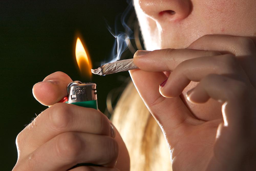 Image of legal marijuana being smoked