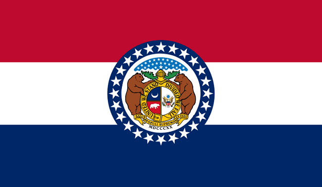 Missouri State Flag via Wikimedia Commons