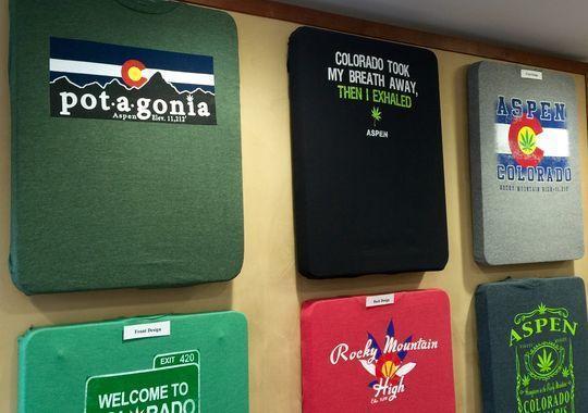 Image of marijuana related marijuana shirts in Denver