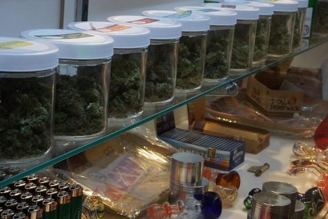 Products on display at The Grass Station dispensary in Denver. Image: WeedWorthy.com
