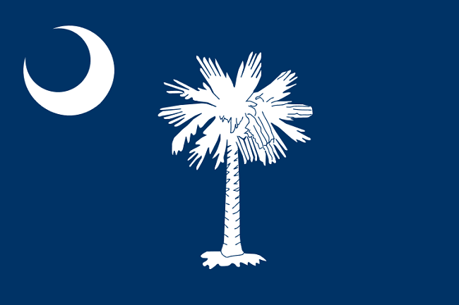 South Carolina state flag via Wikimedia Commons