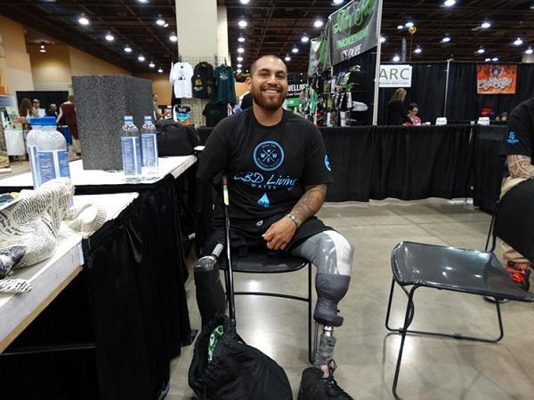 Veteran Jose Martinez, who lost three limbs in Afghanistan, found relief to his pain with medical marijuana. Image: Shanna Hogan, Phoenix New Times
