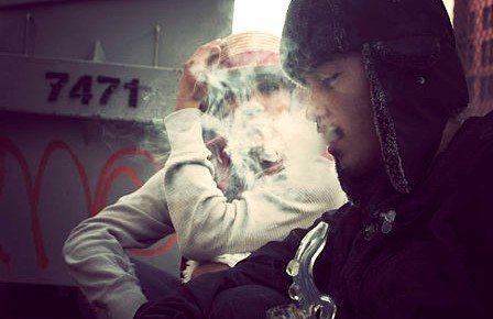 Young man smoking cannabis. Image: rafael-castillo via Wikimedia Commons