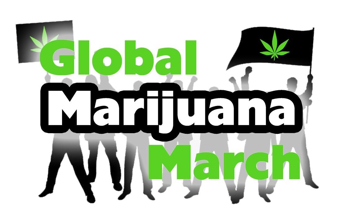 Image of Global Marijuana March Poster/logo May 2, 2015