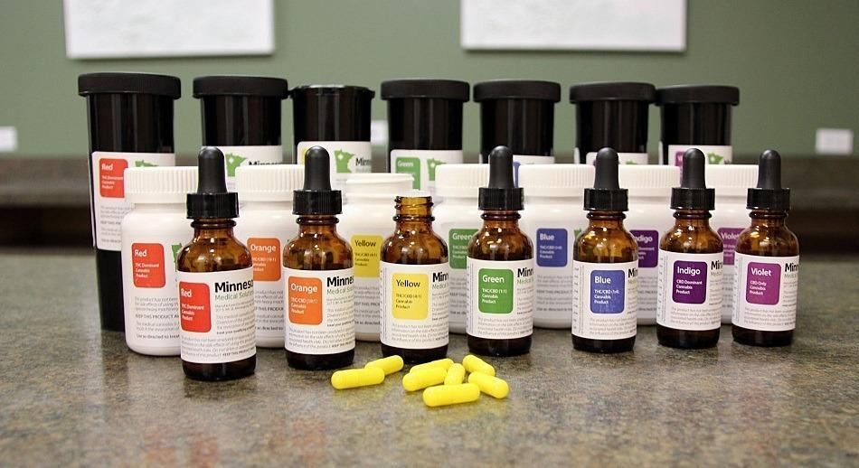  Minnesota Medical Solutions will offer seven different formulations of pills and oil to people registered to buy and use medical cannabis in Minnesota. Tim Nelson | MPR News 